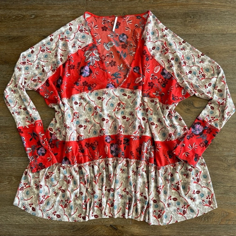 Free People Isabelle Tunic Top Size Medium
